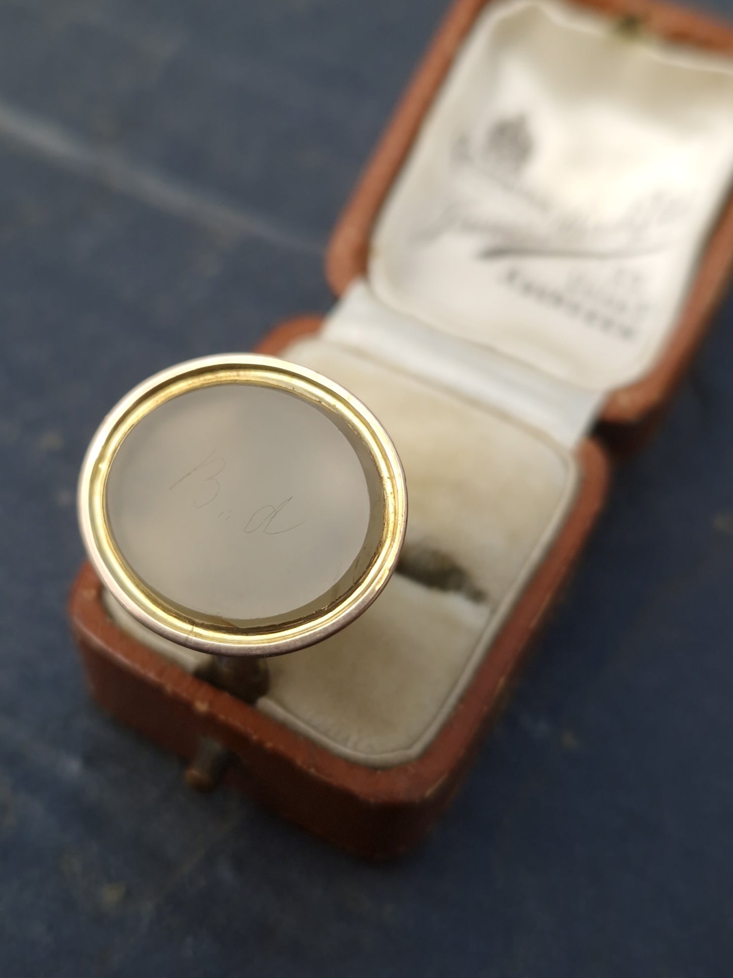 Antique 9ct Gold Wax Seal Fob Pendant
