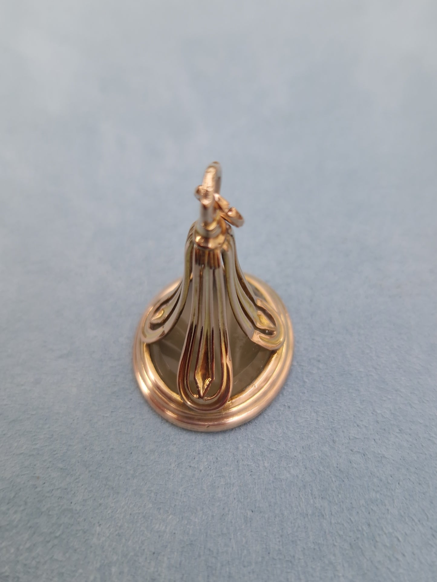 Antique 9ct Gold Wax Seal Fob Pendant