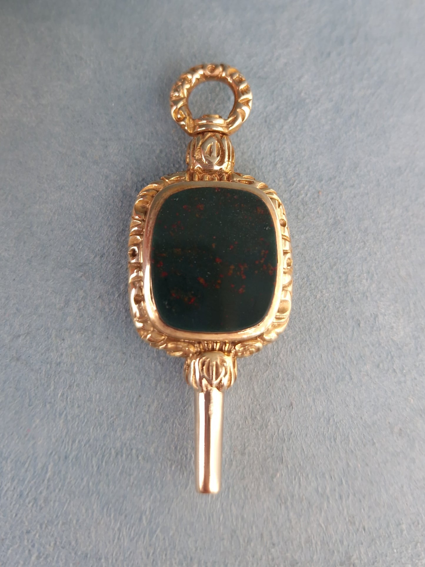 Antique 9ct Gold Watch Winder Fob Pendant