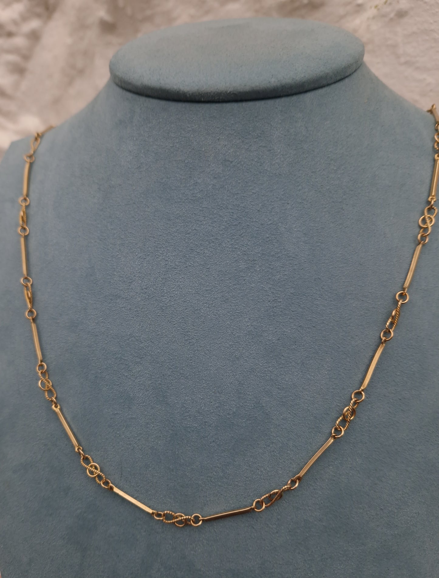Pre-loved 9ct Gold Fancy Link Chain 28 Inches 14.7g