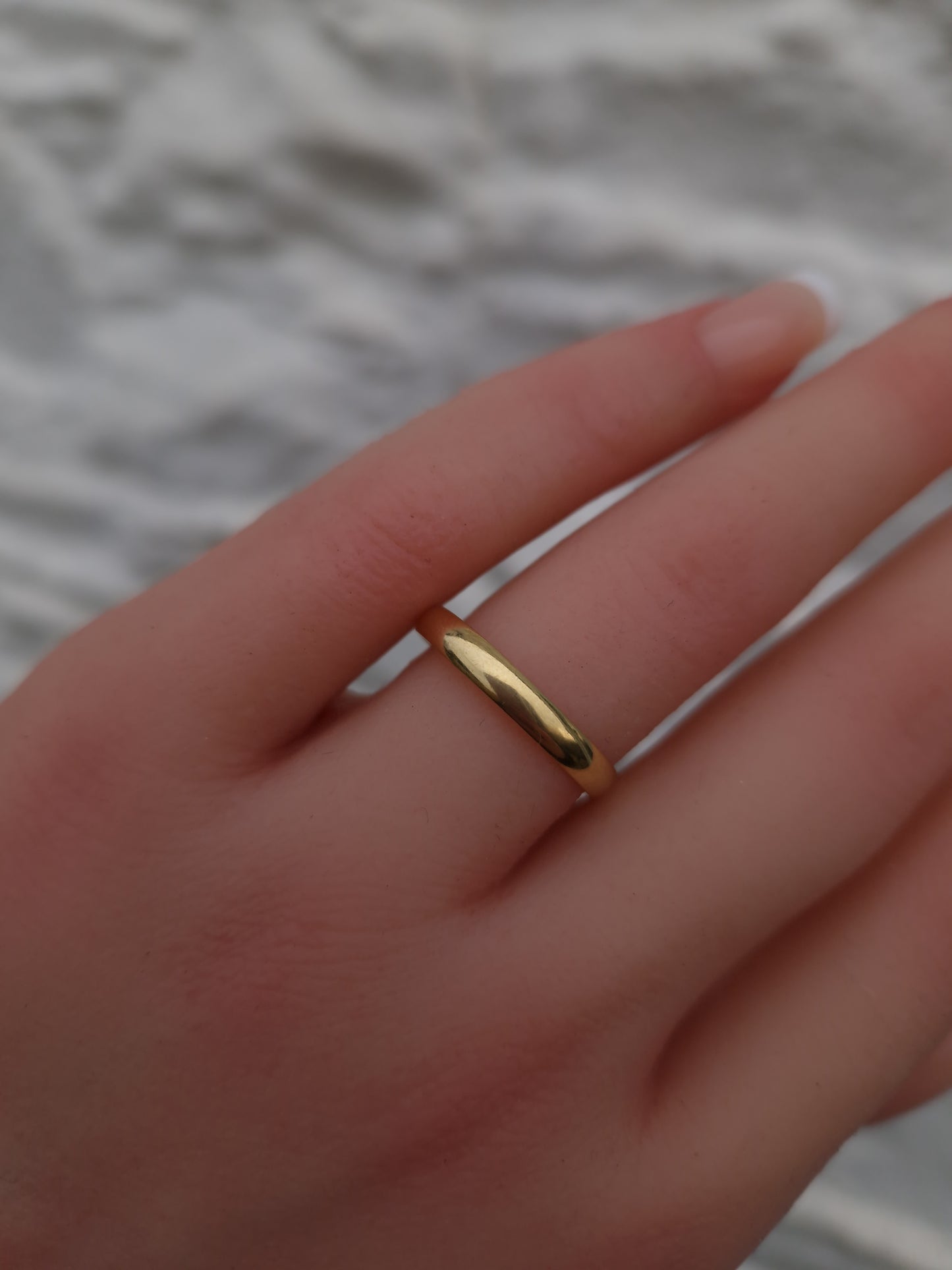 Pre-loved Berker Bros Wedding Ring 18ct Gold