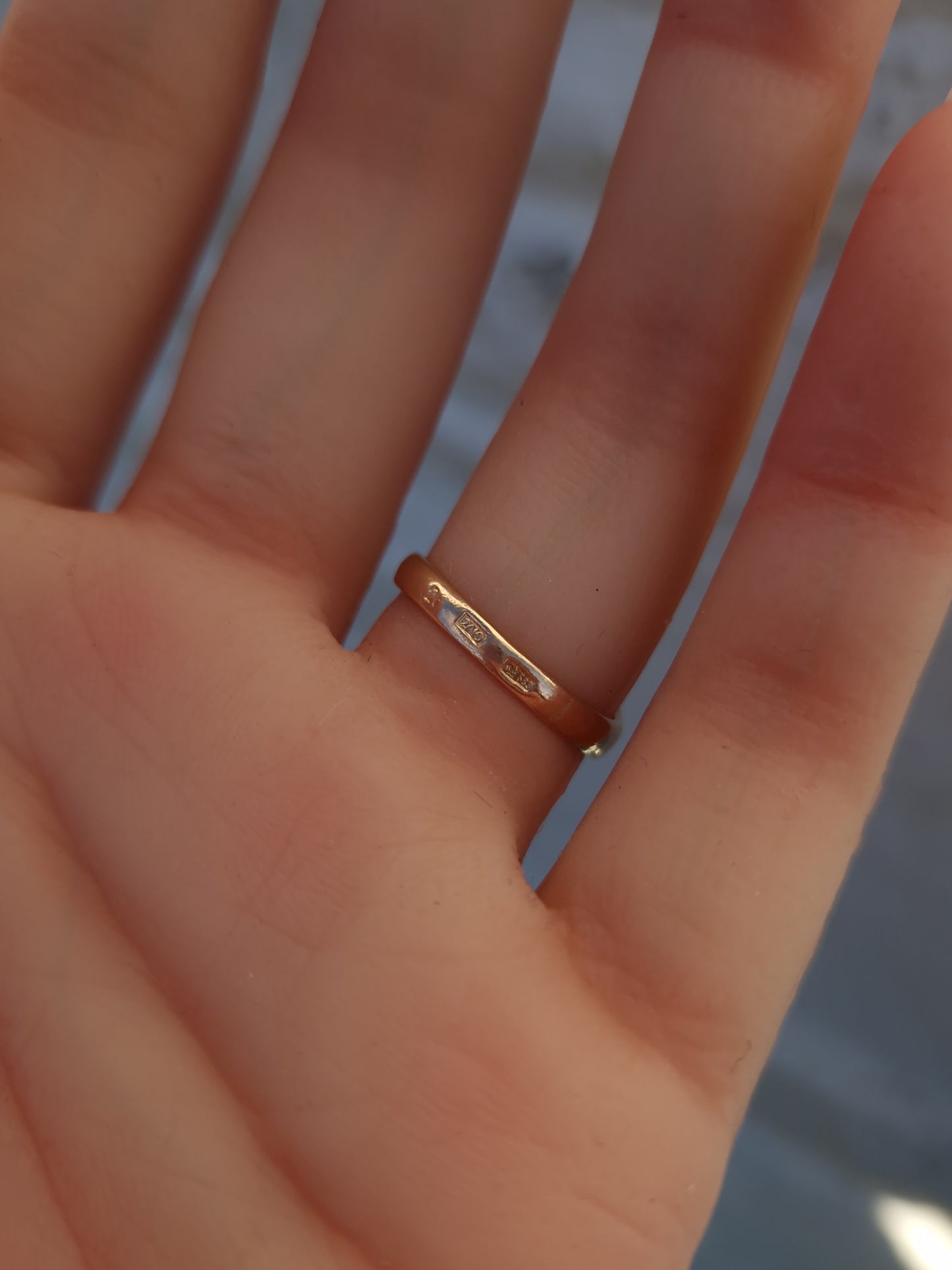 Vintage Russian Pink Sapphire 14ct Rose Gold Ring