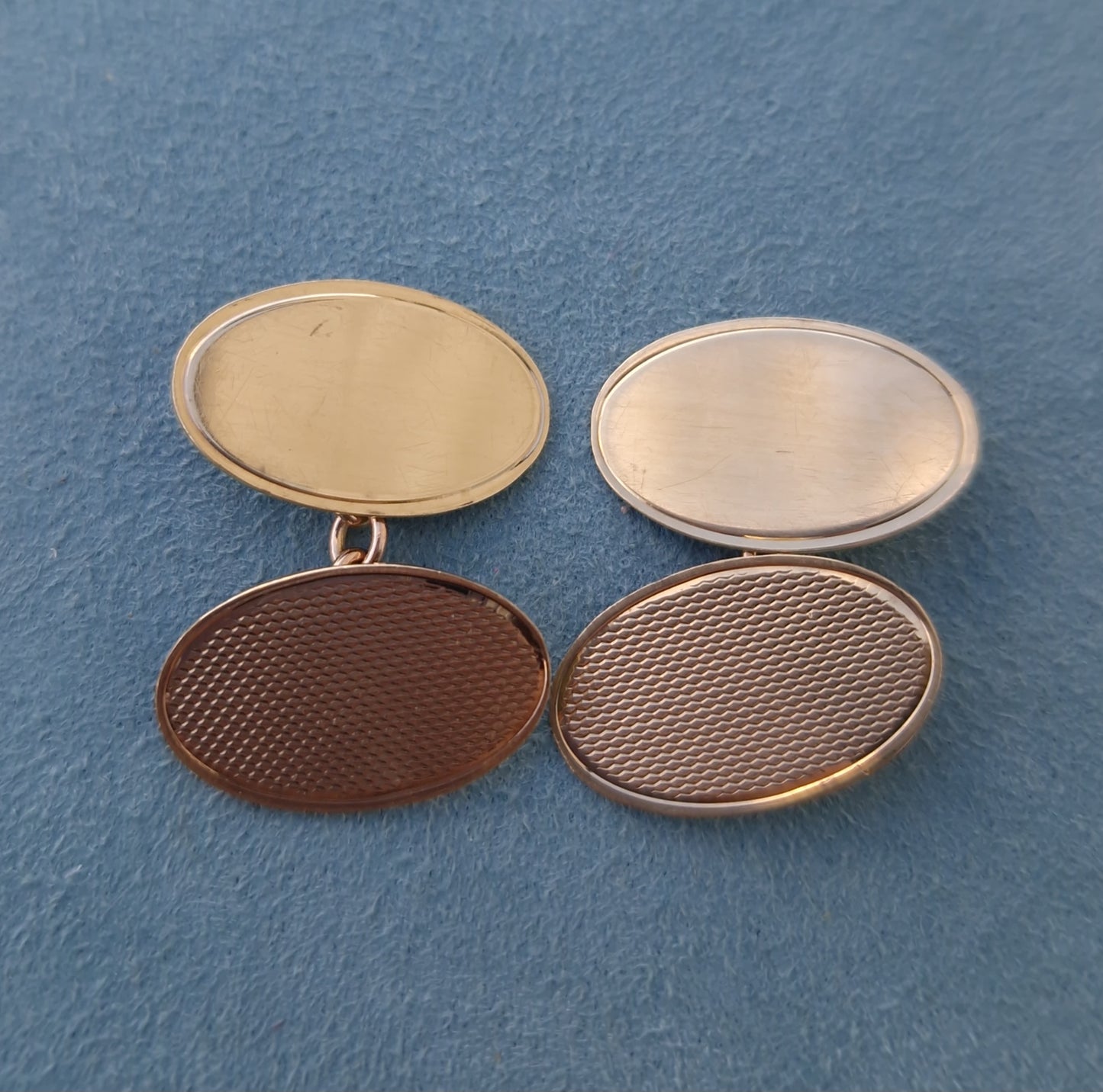 Vintage 1942 Cufflinks 9ct Gold