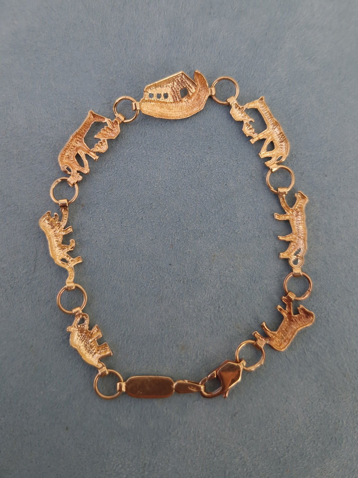 Vintage Noah's Arc Bracelet 9ct Gold