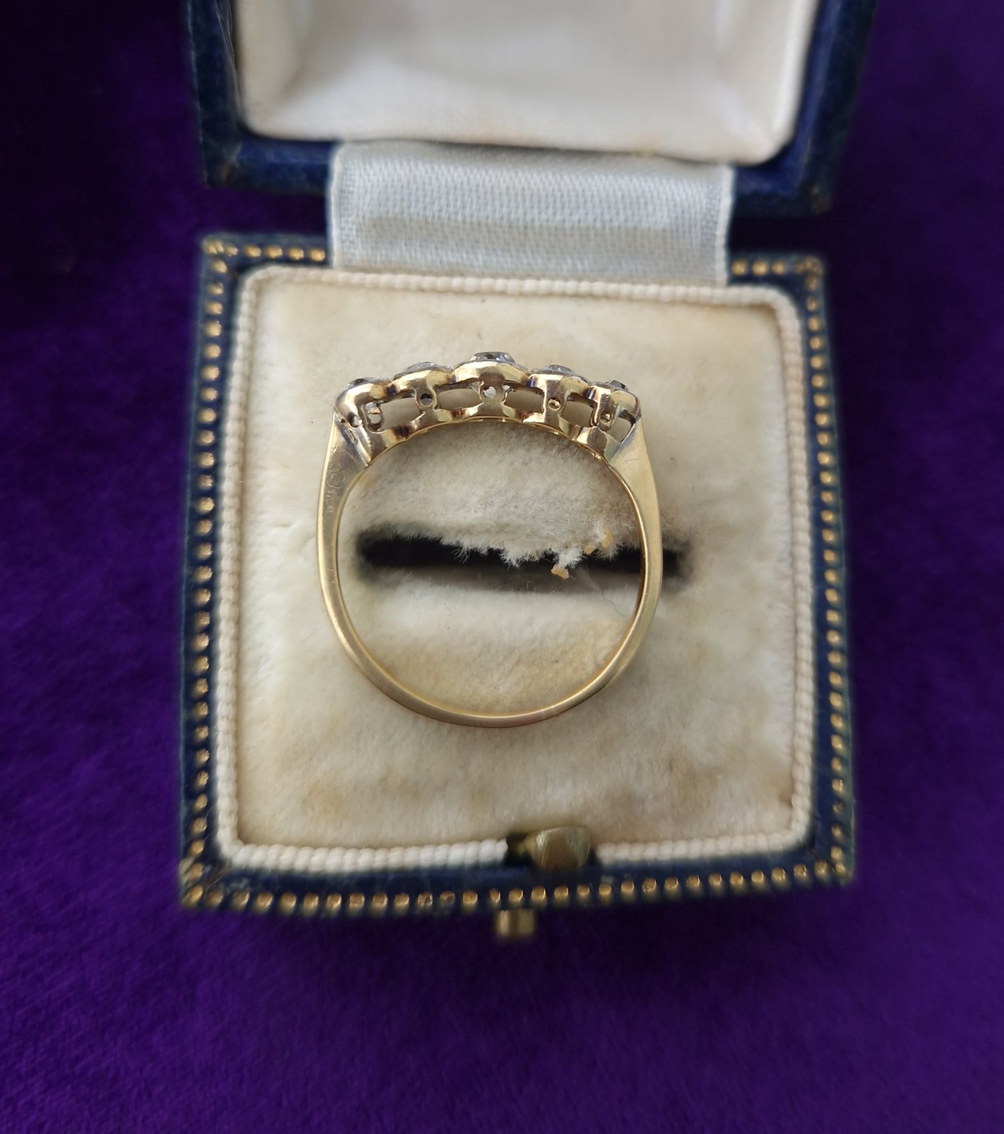 Antique 5 Stone Diamond 0.47ct Ring 18ct Gold