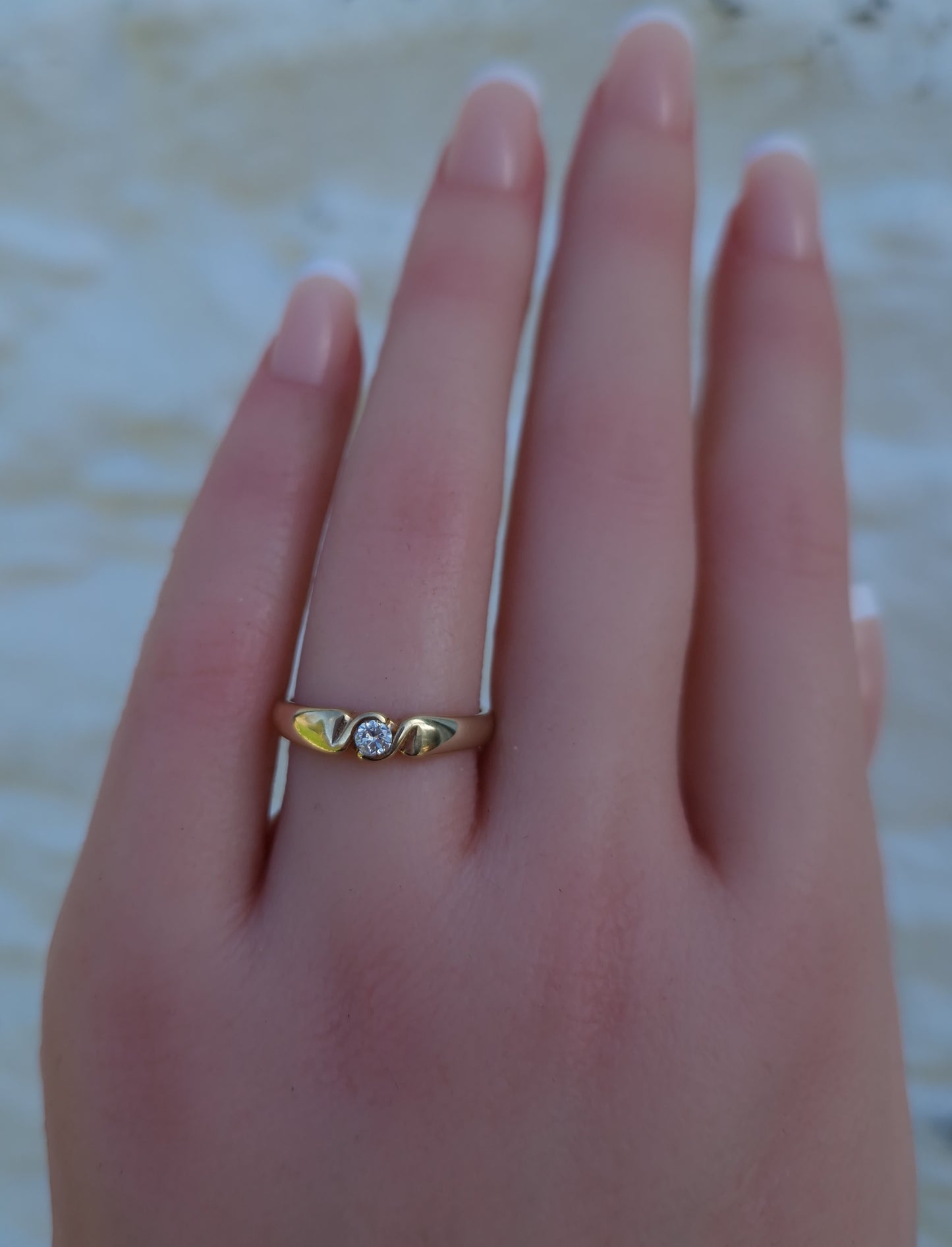 Vintage Diamond 9ct Gold Ring