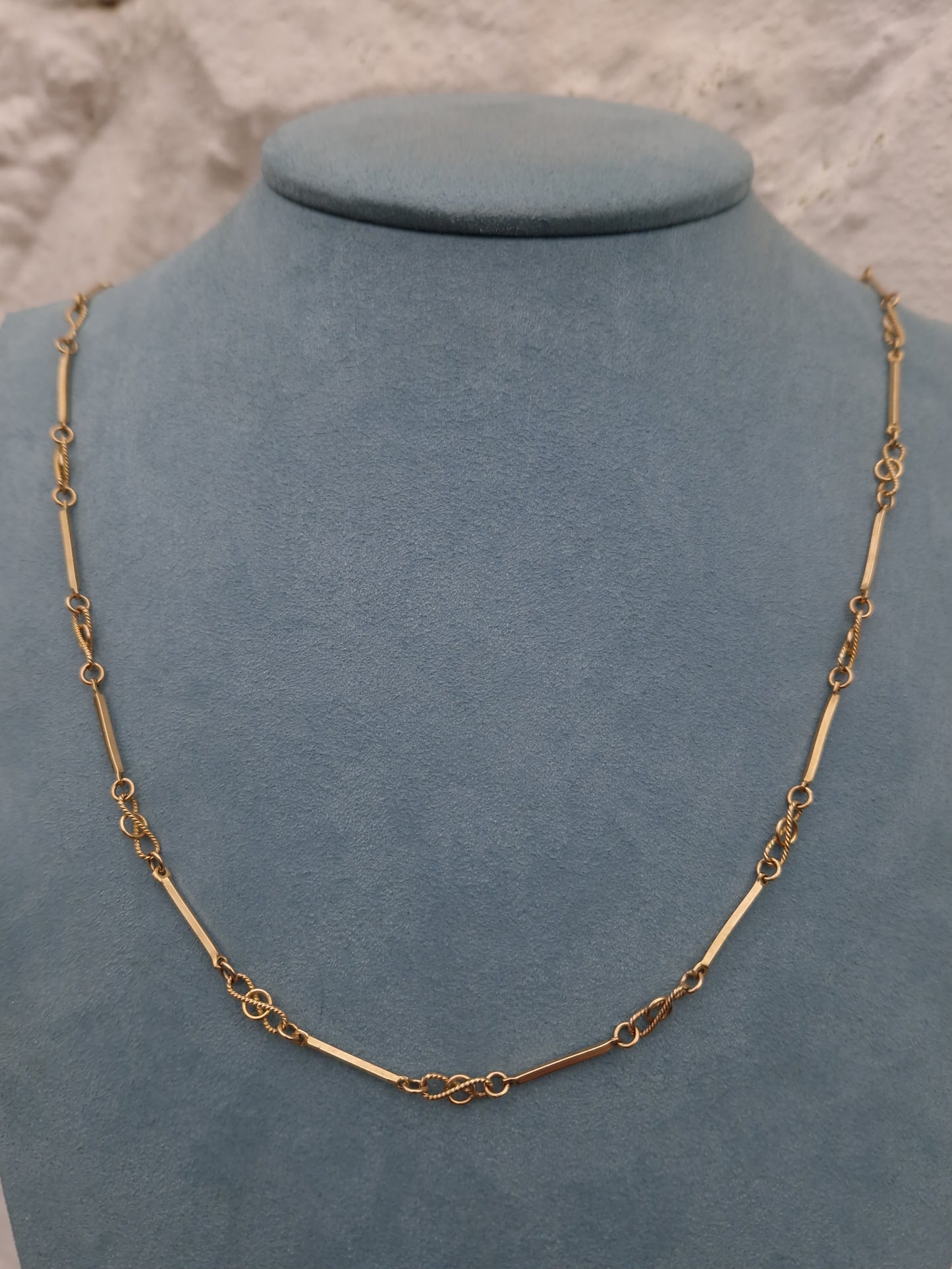 Pre-loved 9ct Gold Fancy Link Chain 28 Inches 14.7g