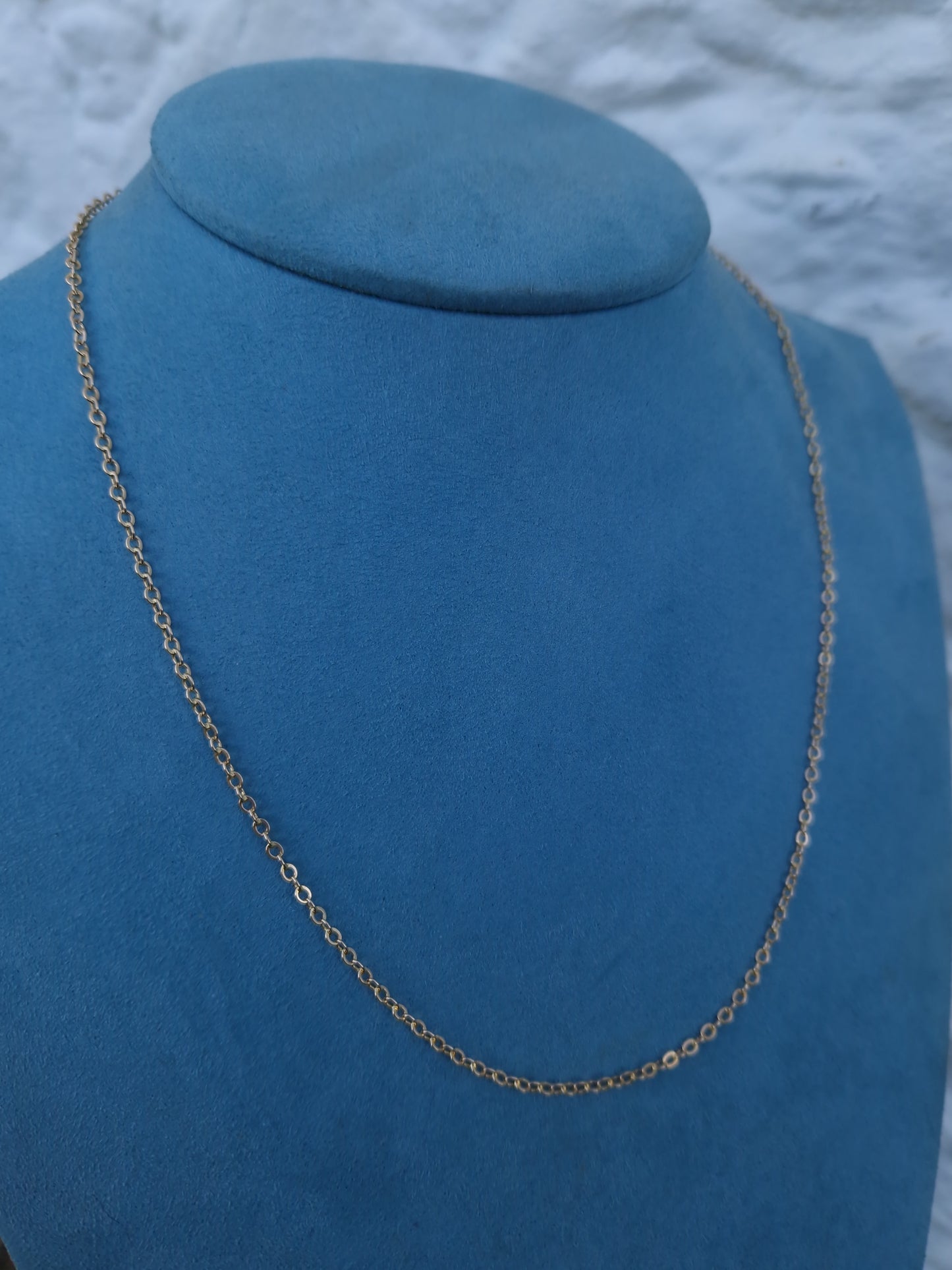 Antique 10ct Gold Link Chain Barrel Clasp 5g