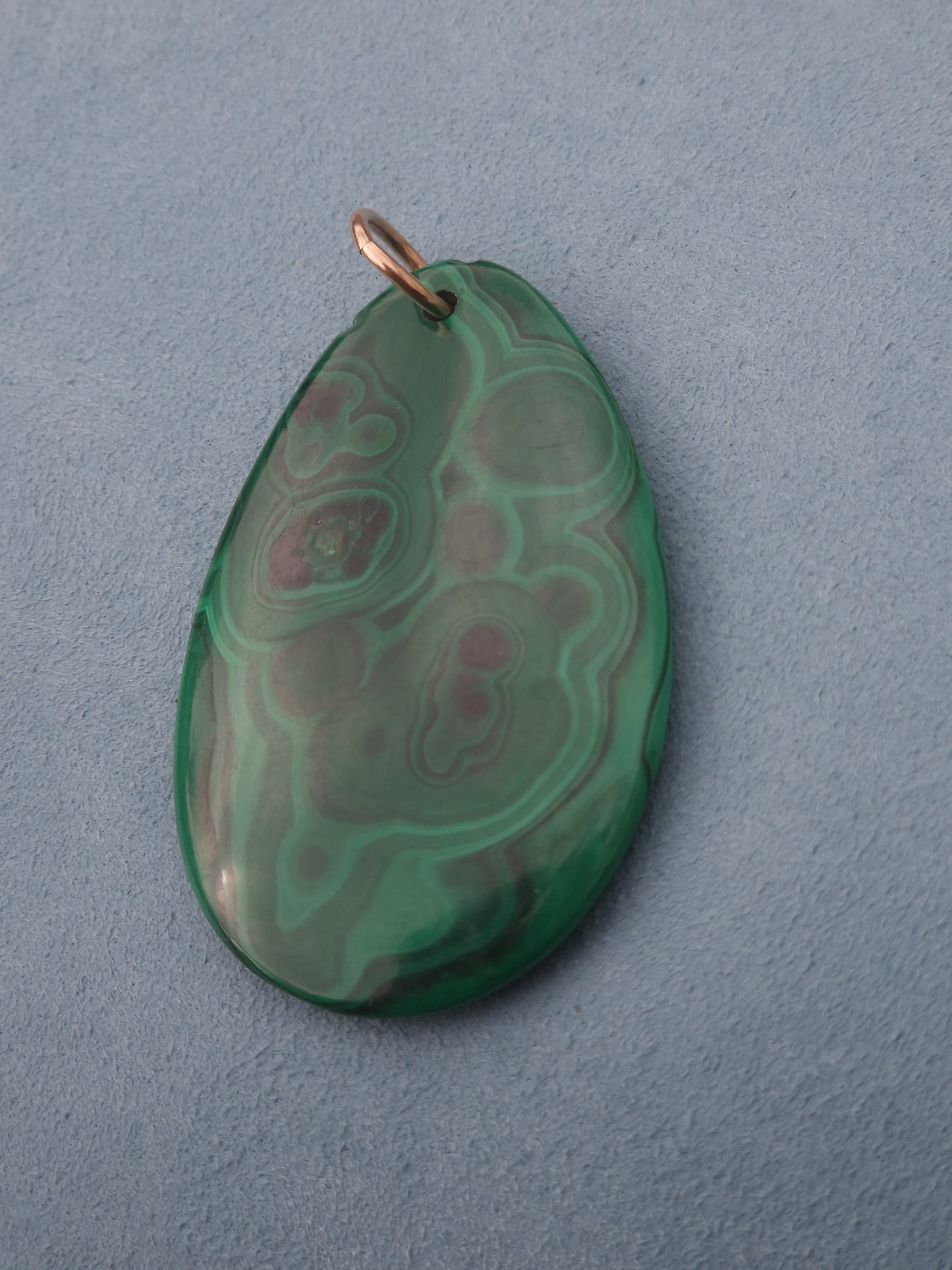 Vintage Malachite Statement Pendant