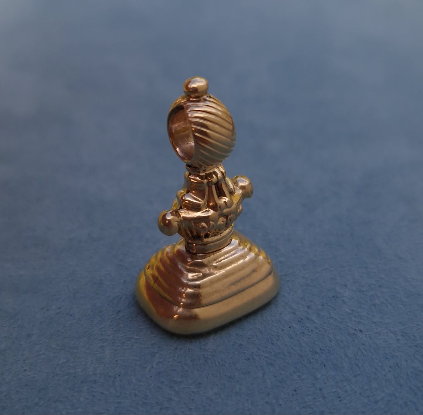 Antique 'Frances' Wax Seal Fob Pendant 15ct Gold