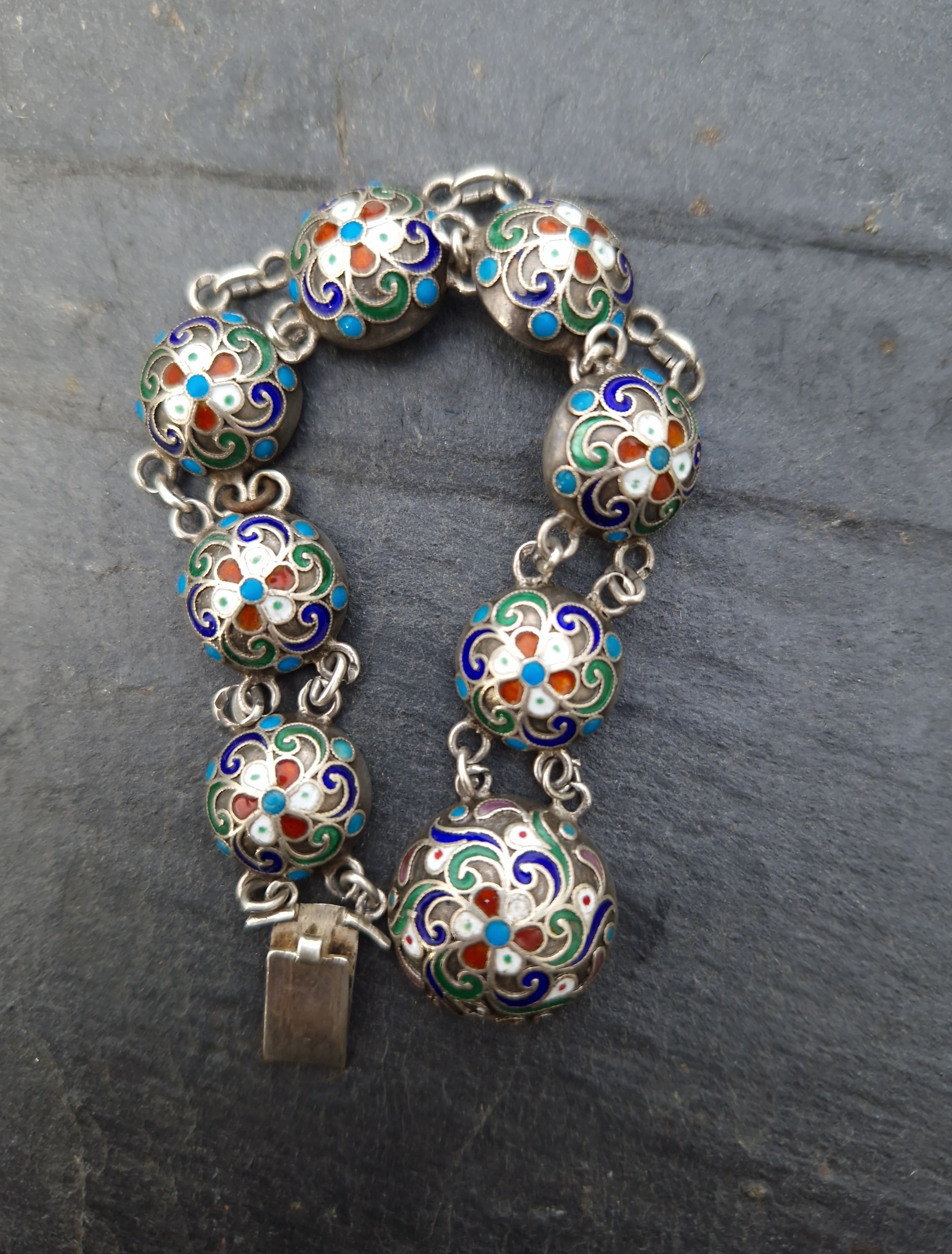 Antique on sale cloisonne bracelet