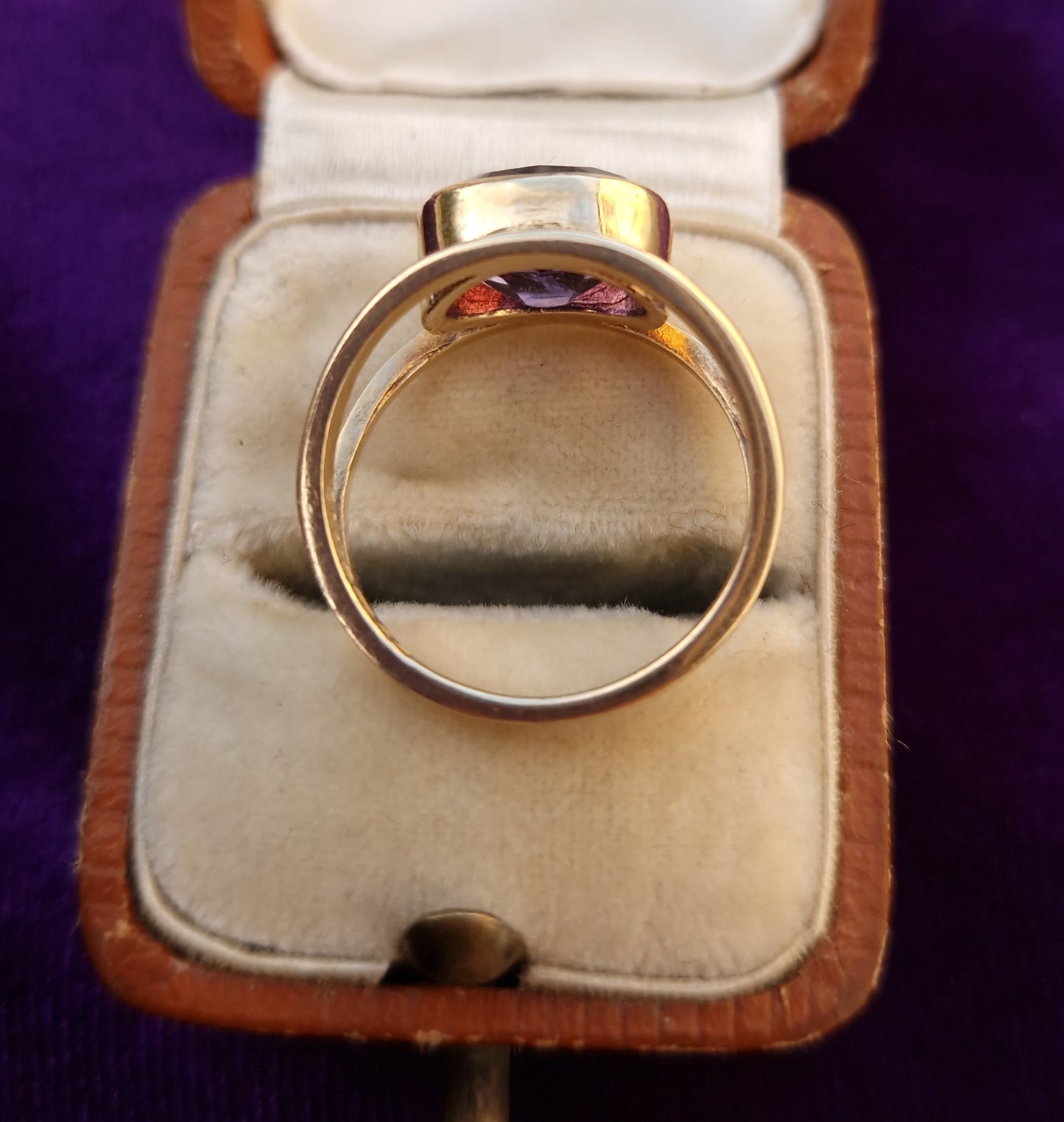 Vintage Amethyst 9ct Gold Ring