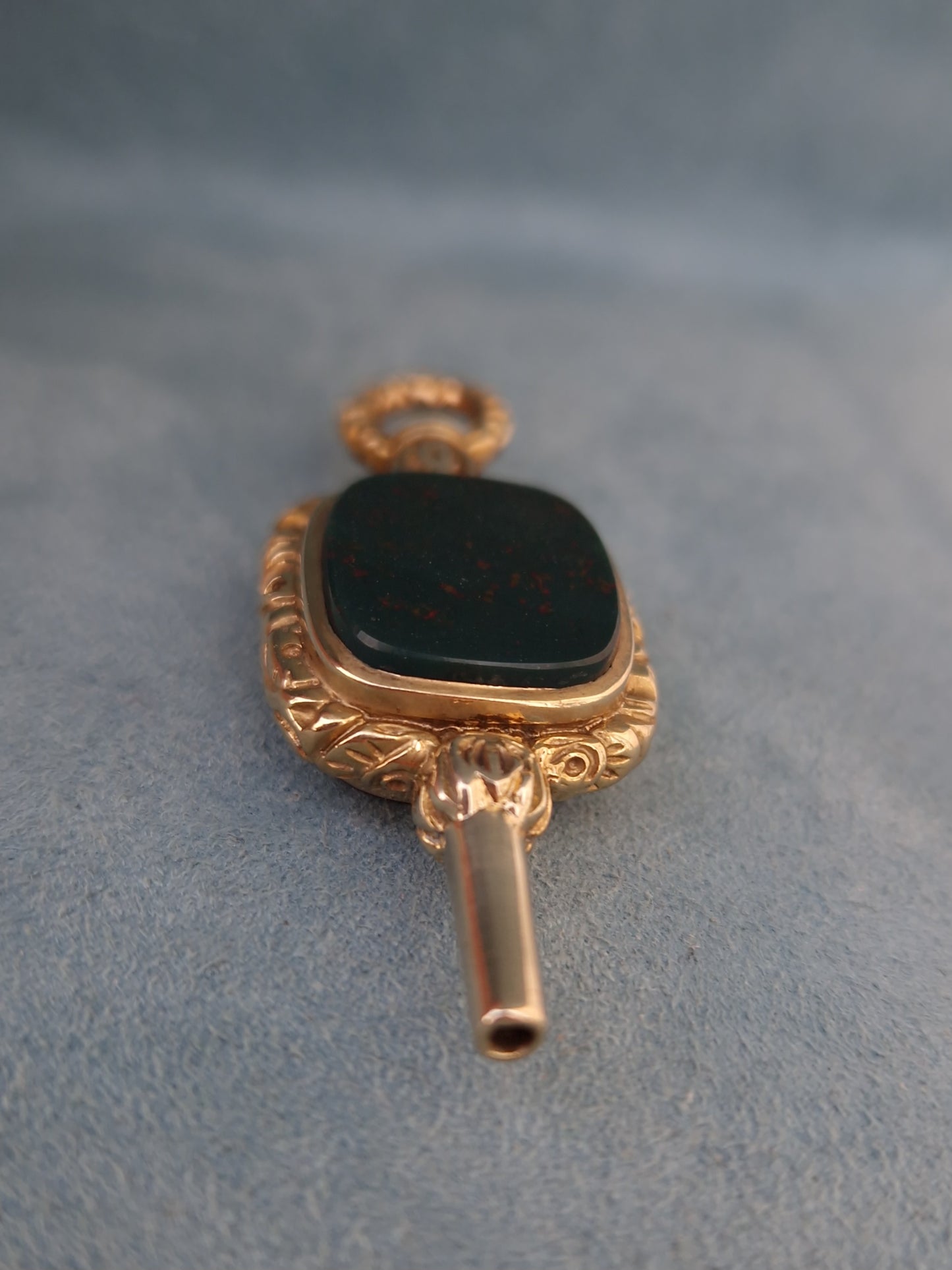 Antique 9ct Gold Watch Winder Fob Pendant