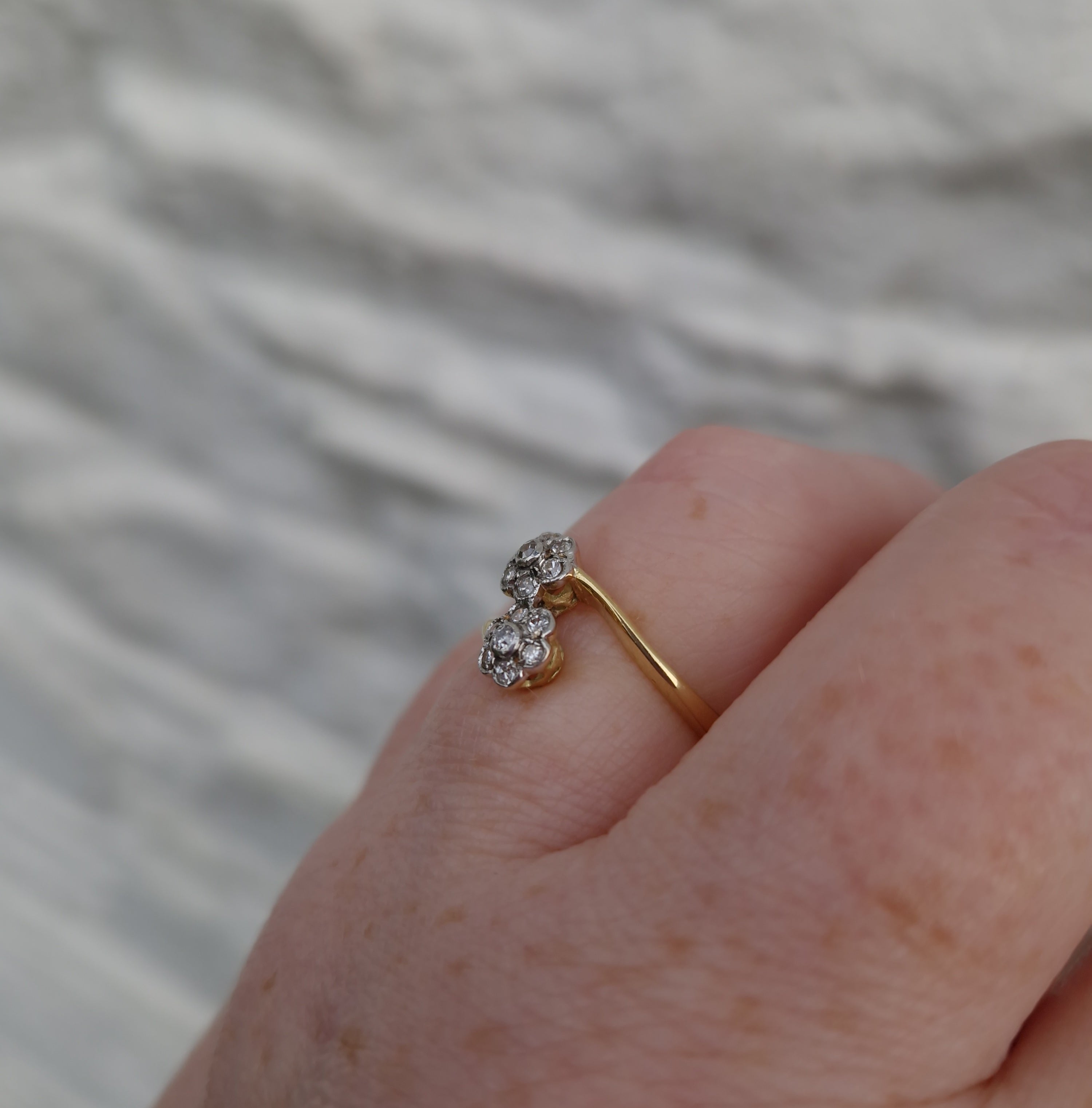 Small vintage 2025 engagement rings