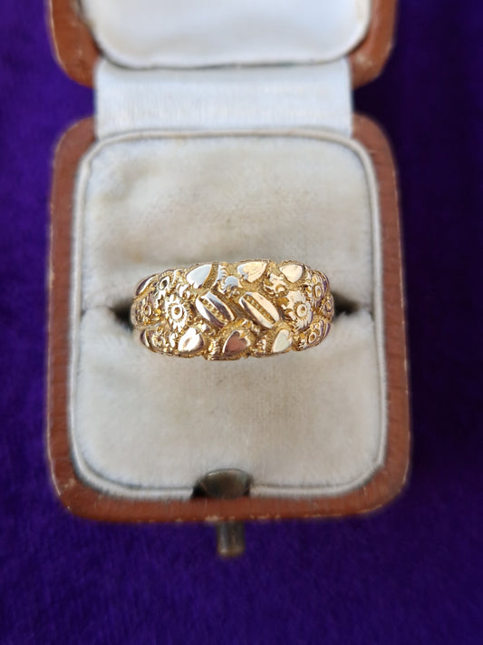 Antique 18ct Gold Keeper Ring