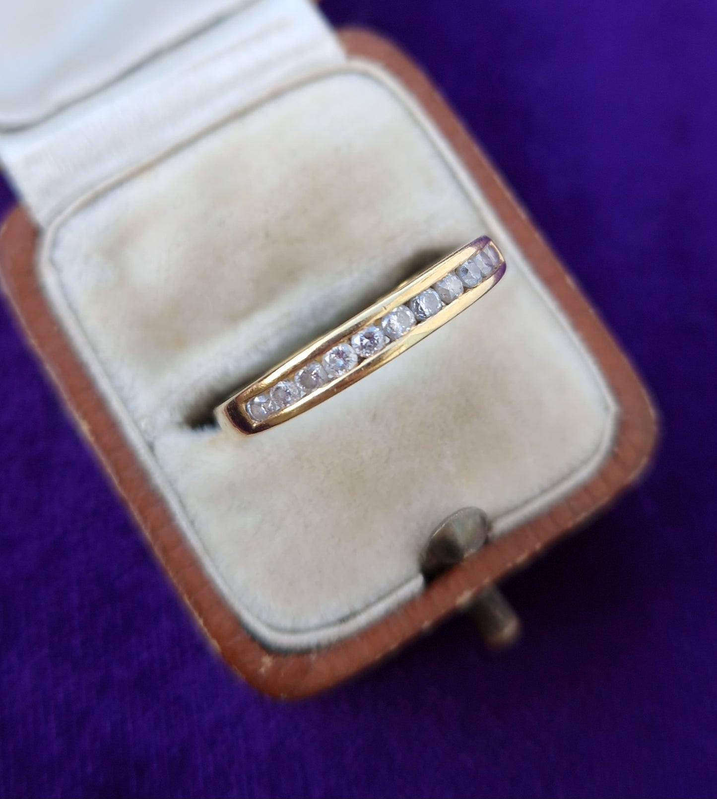 Vintage 18ct Gold Diamond Eternity Ring