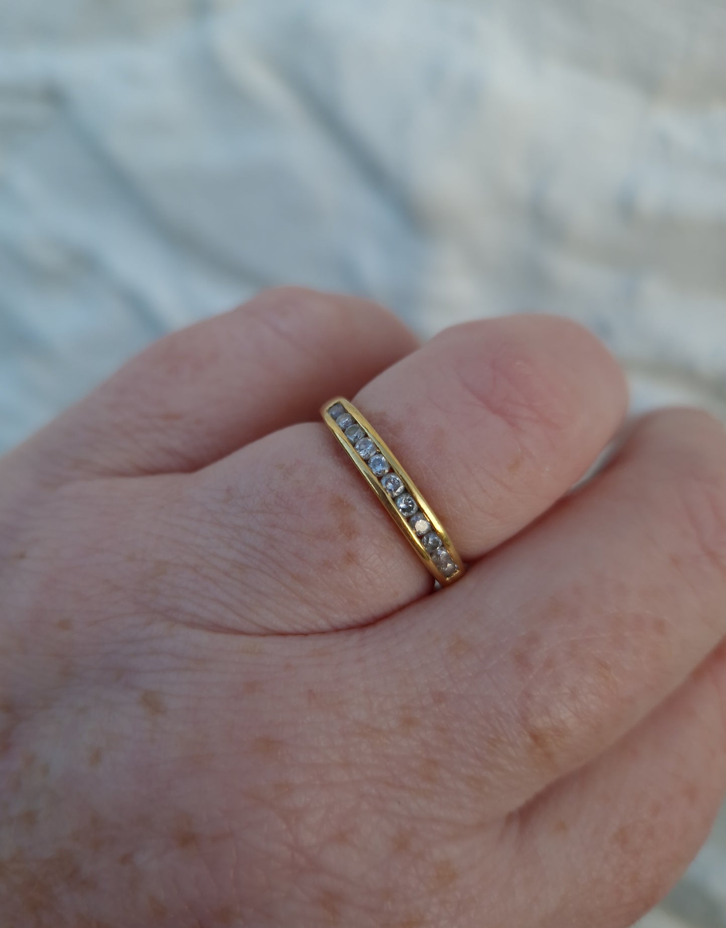 Vintage 18ct Gold Diamond Eternity Ring