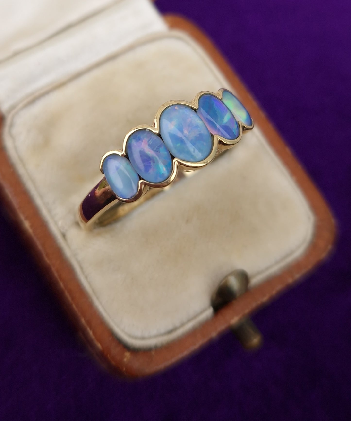 9ct Gold Opal Triplet Ring
