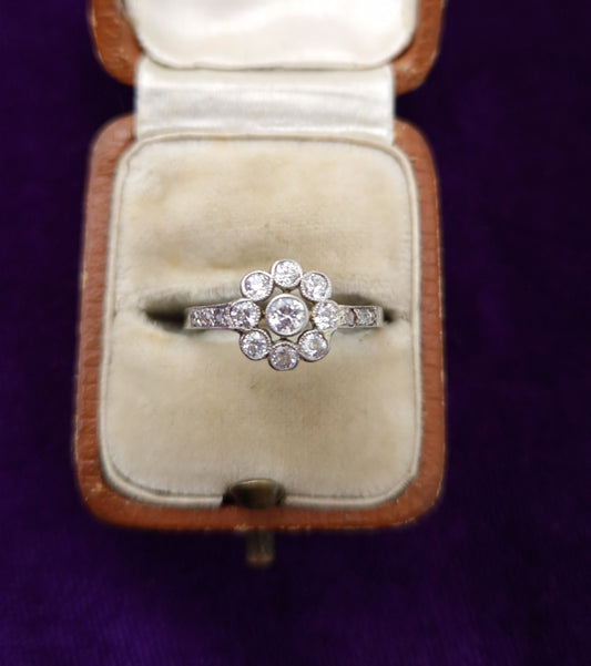 Vintage 0.48ct Diamond Ring 14ct Gold