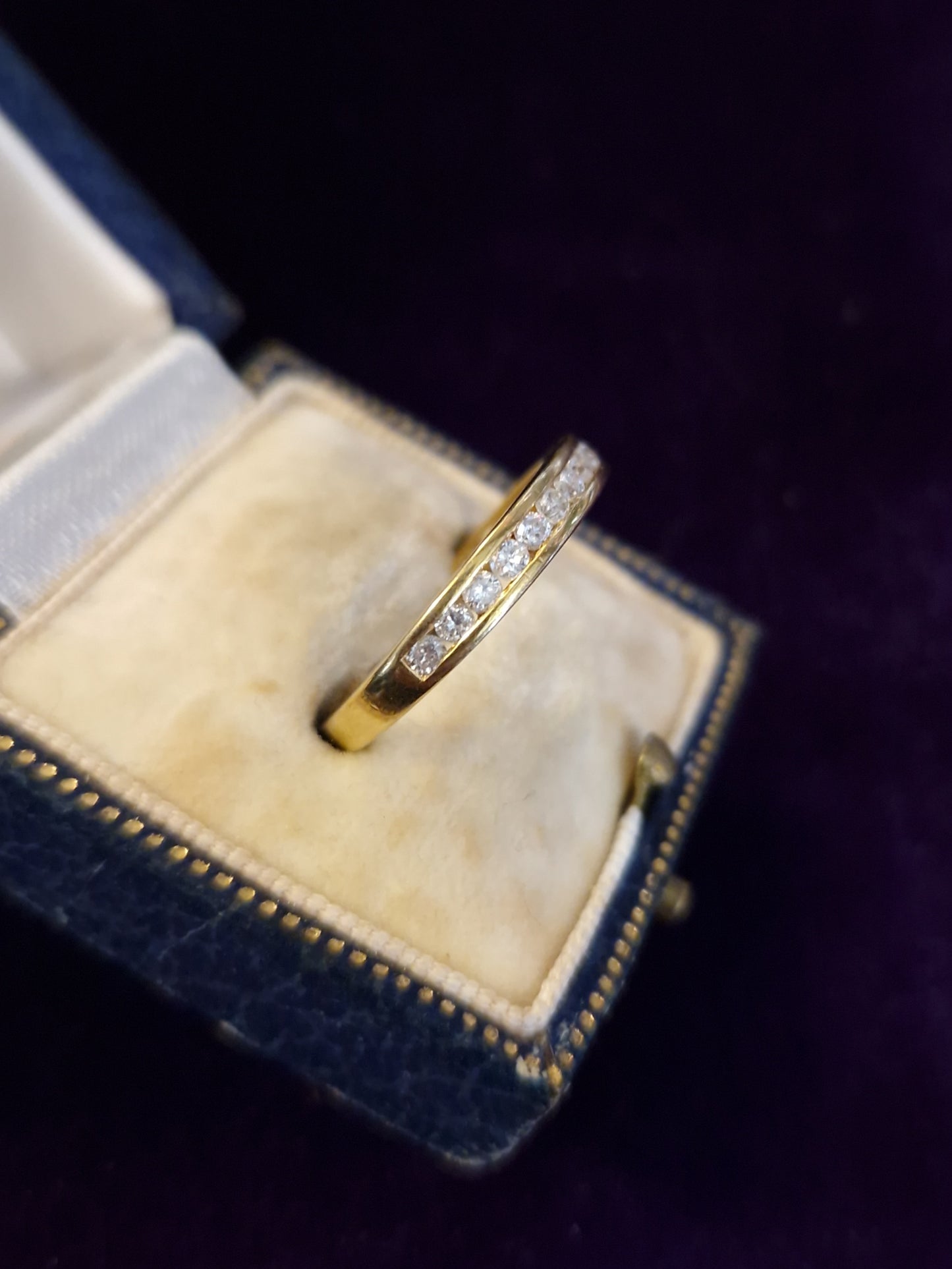 Vintage 18ct Gold 0.33ct Diamond Eternity Ring