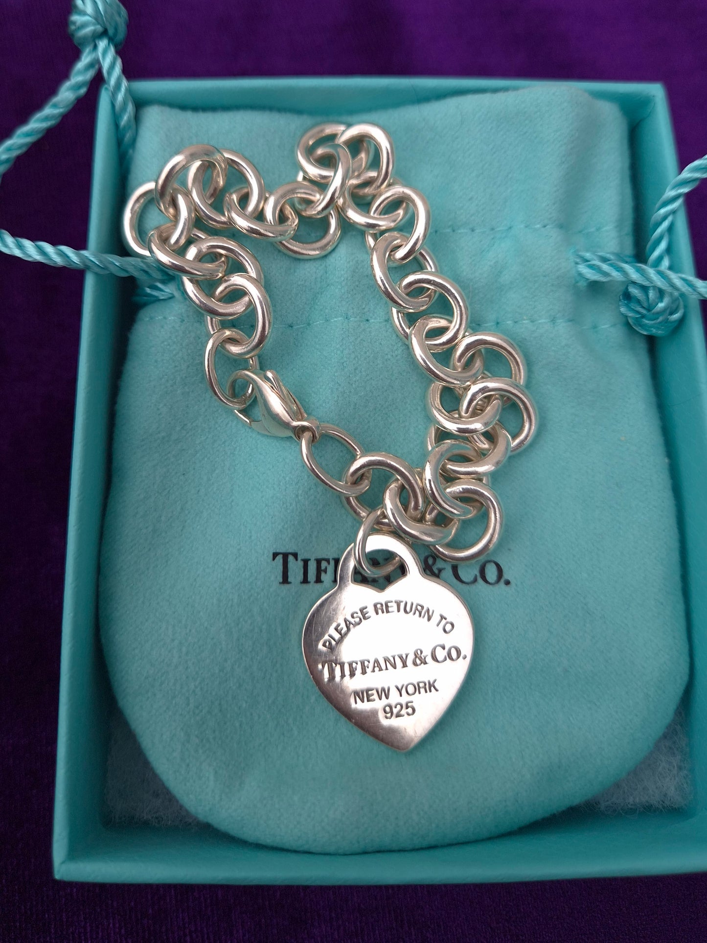 Pre-loved Return to Tiffany & Co Silver Link Bracelet