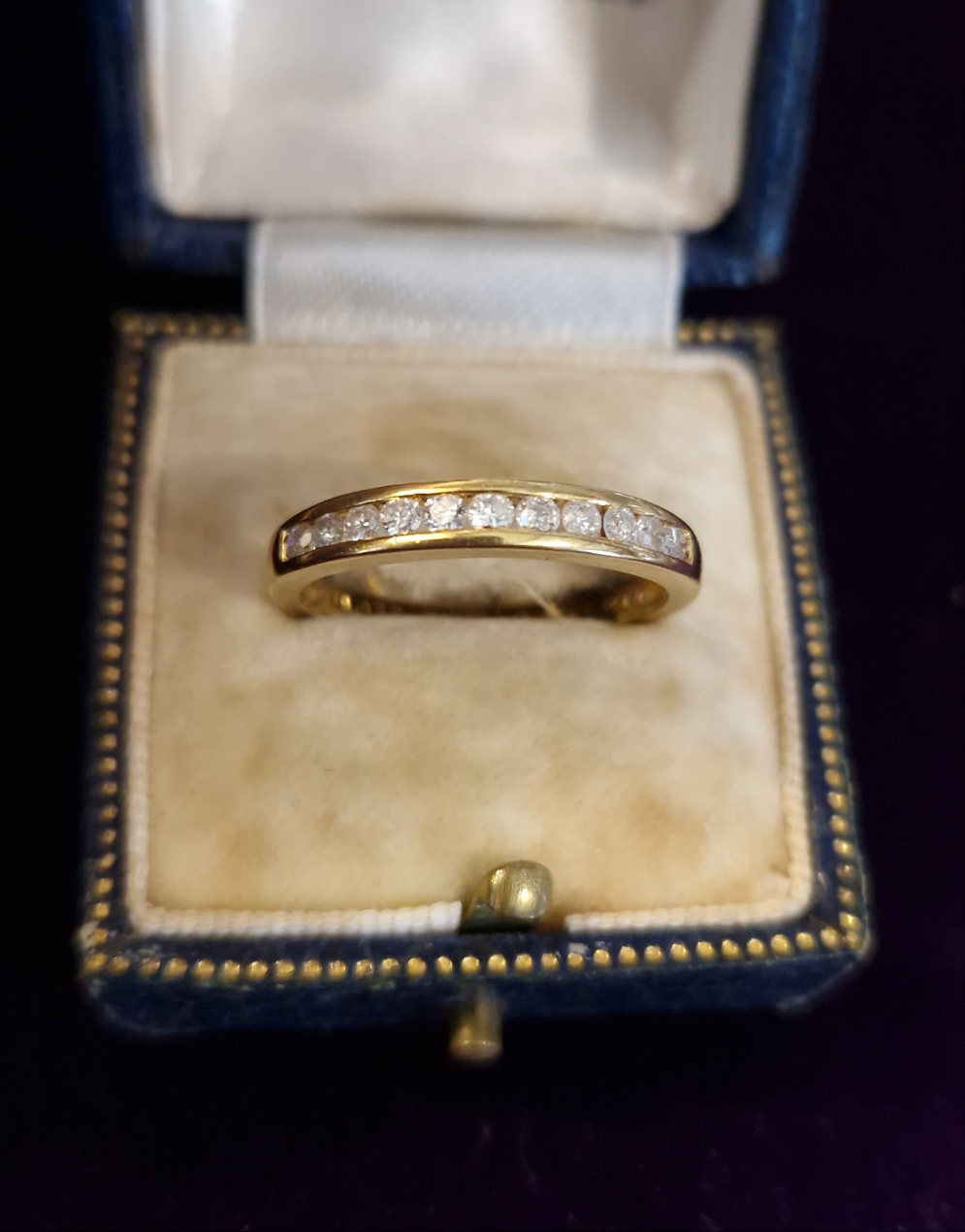 Vintage 18ct Gold 0.33ct Diamond Eternity Ring