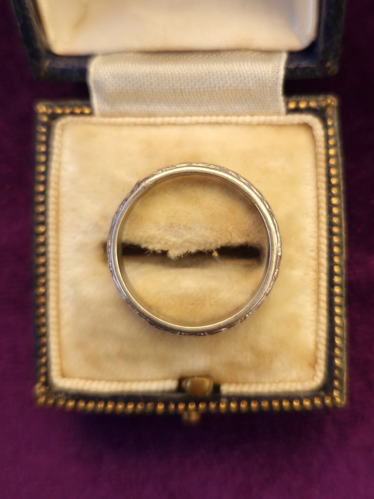 Art Deco Platinum Wedding Ring