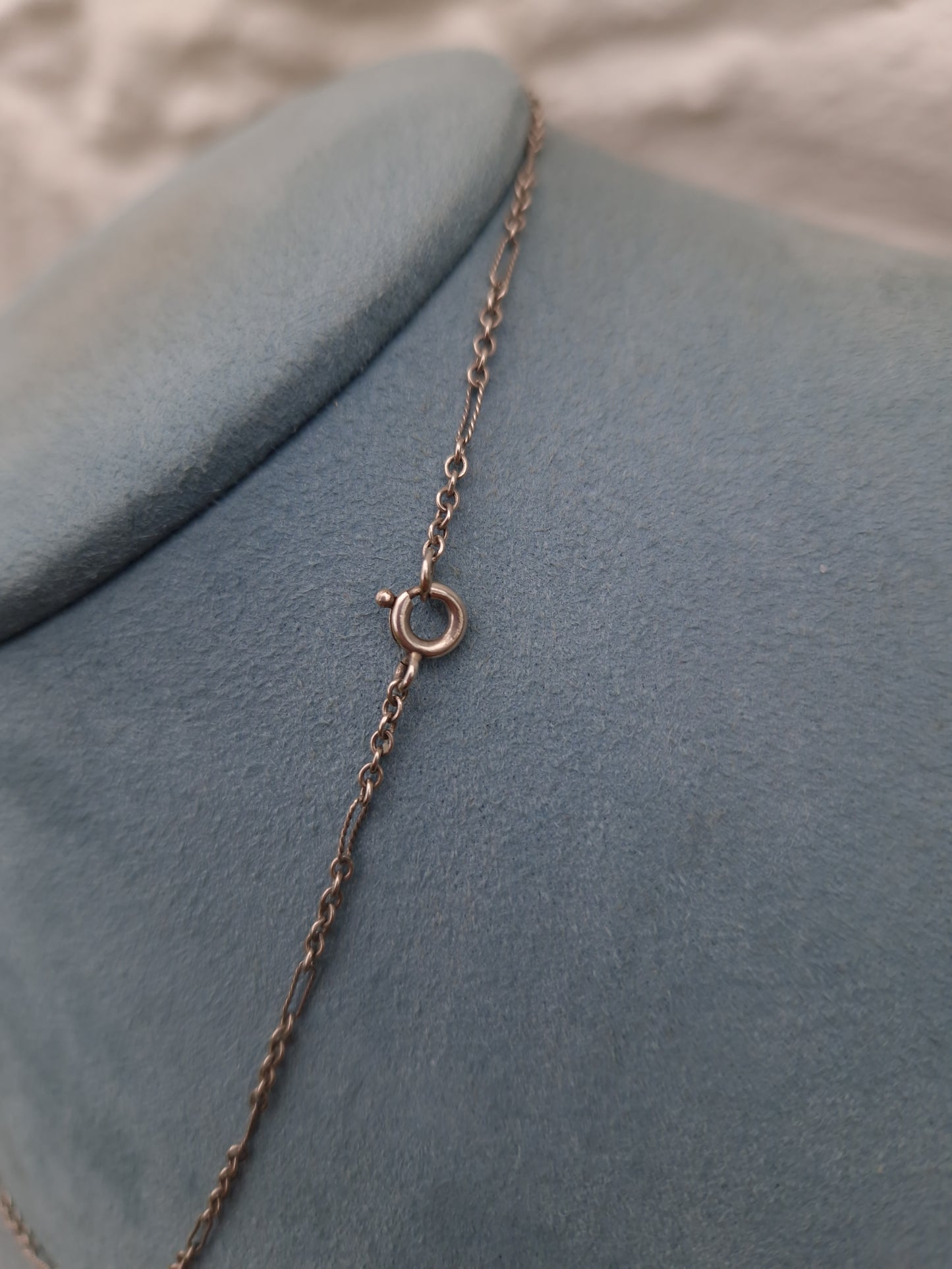 Antique Citrine Lavalier Silver Necklace