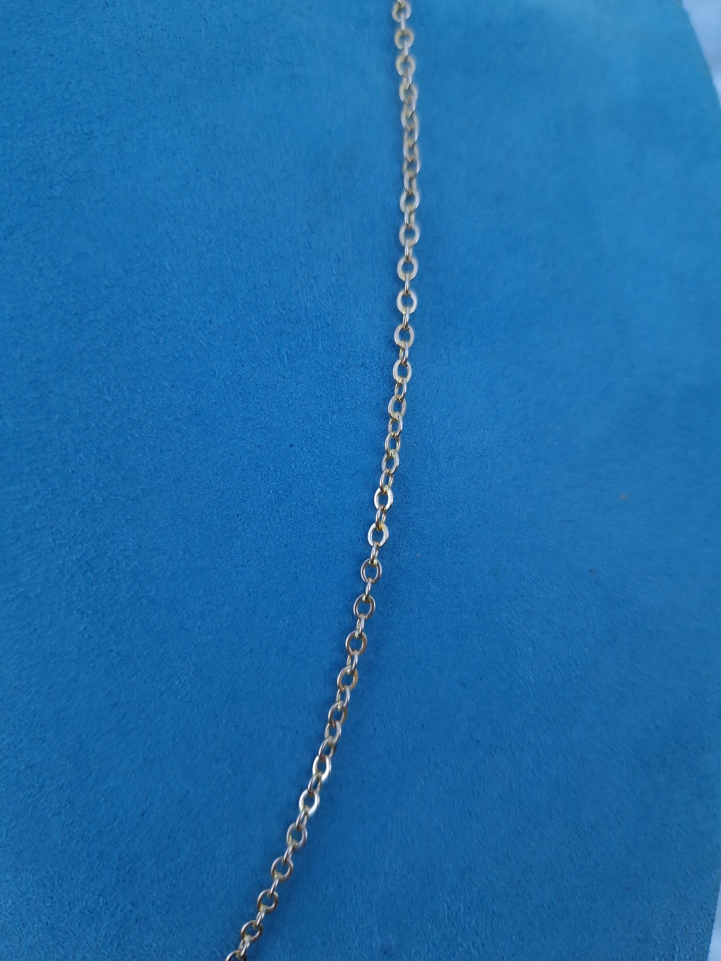 Antique 10ct Gold Link Chain Barrel Clasp 5g