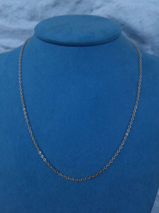 Antique 10ct Gold Link Chain Barrel Clasp 5g