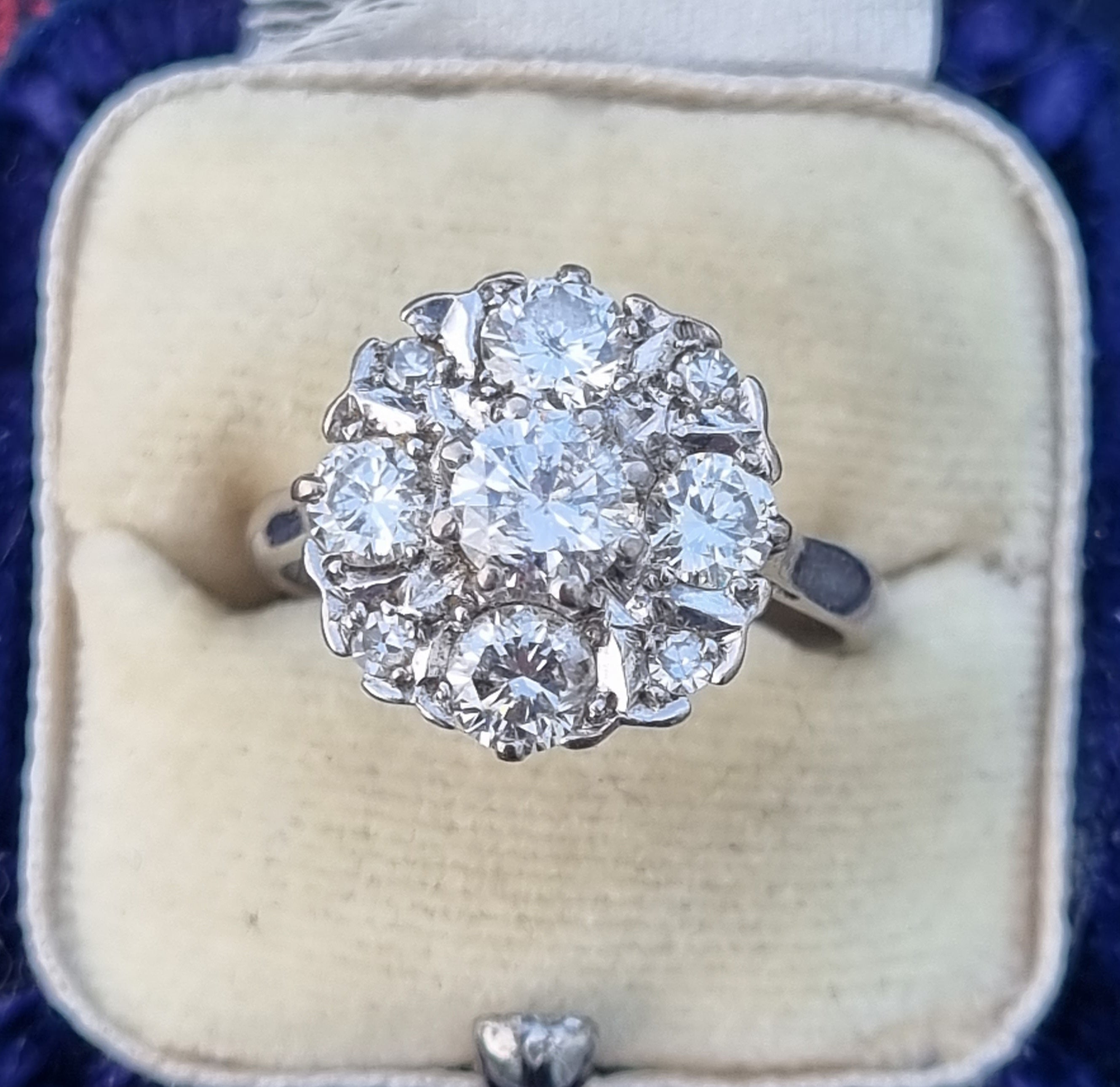 Antique cluster sale ring